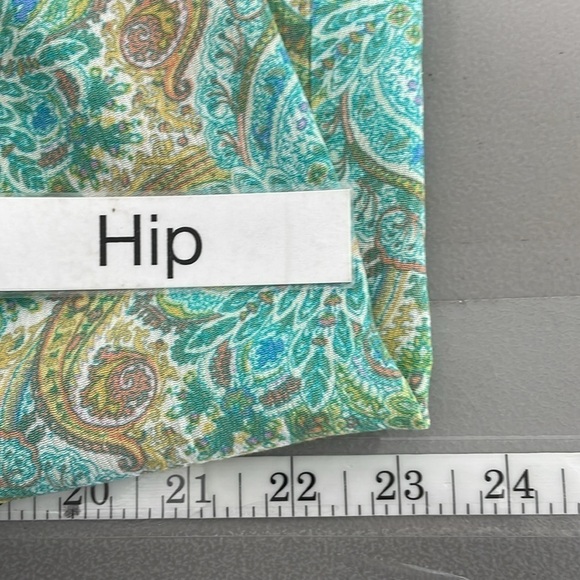 O'Neil Dress Small Green Floral NWT Halter Top Midi Declan Summer - Picture 16 of 17